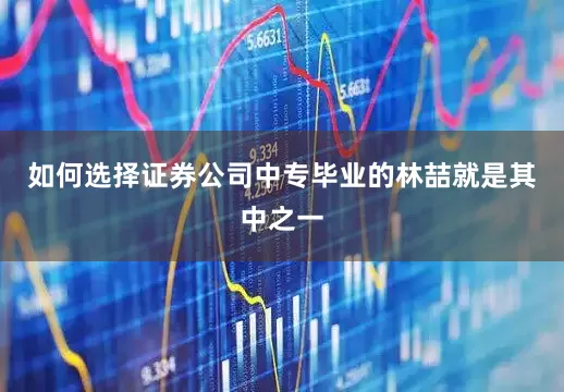 如何选择证券公司中专毕业的林喆就是其中之一